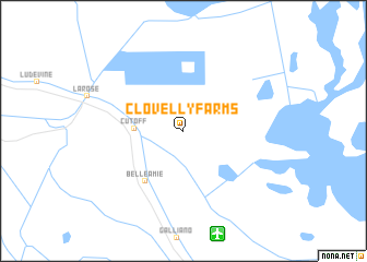 map of Clovelly Farms