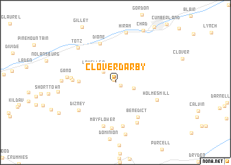 map of Clover-Darby