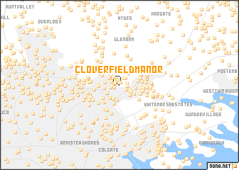 map of Cloverfield Manor