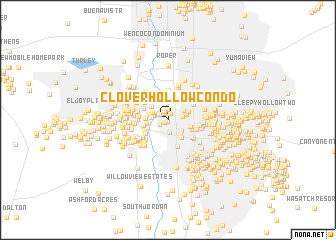 map of Clover Hollow Condo