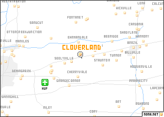 map of Cloverland