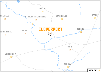 map of Cloverport