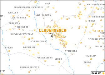 map of Clover Reach