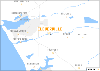 map of Cloverville