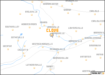 map of Clove