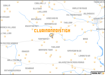 map of Cluain an Róistigh