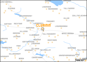 map of Cluainín