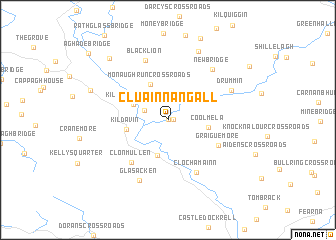 map of Cluain na nGall