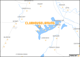 map of Clubhouse Landing