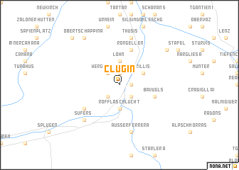 map of Clugin