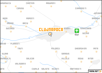 map of Cluj-Napoca