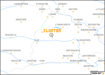 map of Clunton