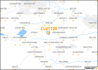 map of Clutton