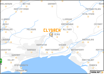 map of Clydach