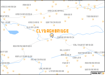 map of Clydagh Bridge