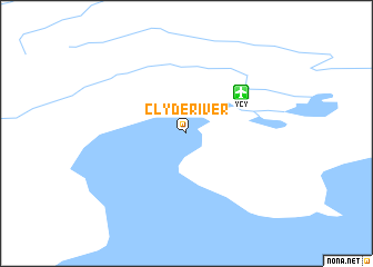 map of Clyde River