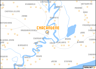 map of C. Macandene