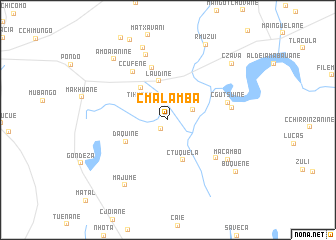 map of C. Malamba