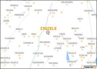 map of C. Muzele