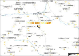 map of Cnoc an Tóchair