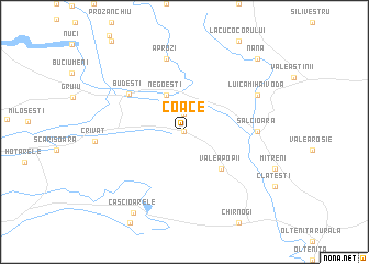 map of Coace