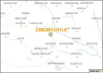 map of Coacoatzintla