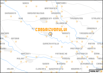 map of Coada Izvorului