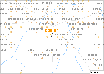 map of Coaina