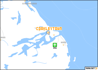 map of Coakley Town