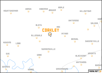 map of Coakley