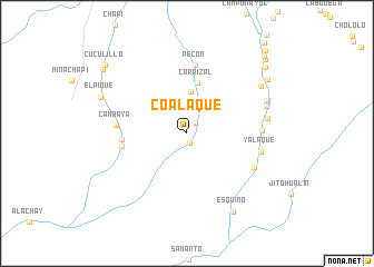 map of Coalaque