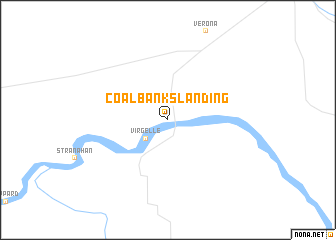 map of Coal Banks Landing