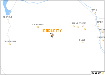 map of Coal City