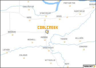 map of Coal Creek
