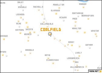 map of Coalfield