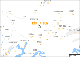 map of Coalfield