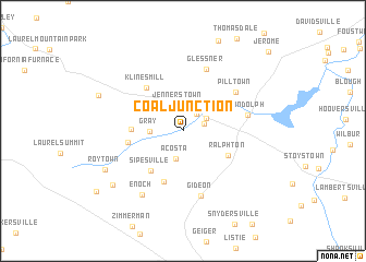 map of Coal Junction