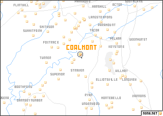 map of Coalmont