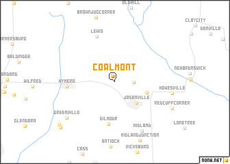 map of Coalmont