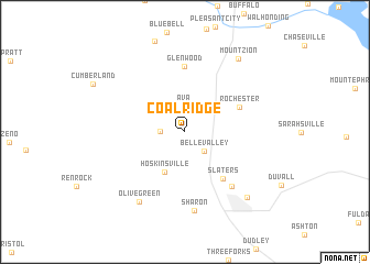 map of Coal Ridge