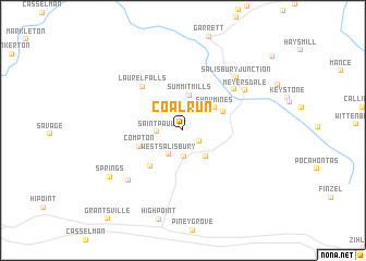 map of Coal Run