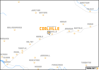 map of Coalville