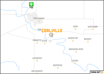 map of Coalville