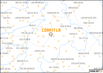 map of Coamitla