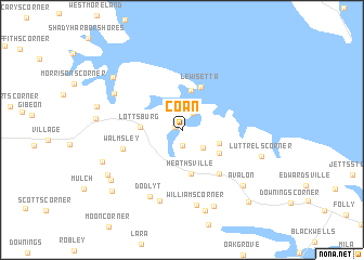 map of Coan