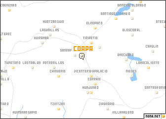 map of Coapa