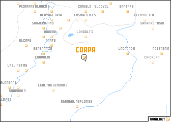 map of Coapa