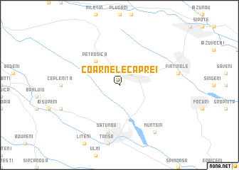 map of Coarnele Caprei