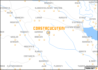 map of Coasta Cucuteni