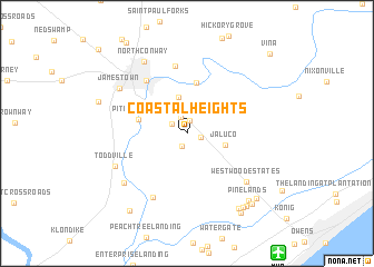 map of Coastal Heights